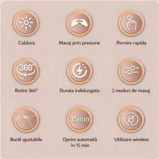 Aparat de masaj pentru gat si umeri NECKY